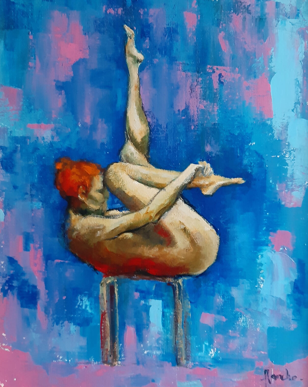 L'élan (Acrylique 50x40) ND