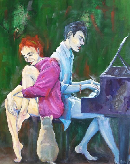 Sérénade (Acryl. 70x80) 300€