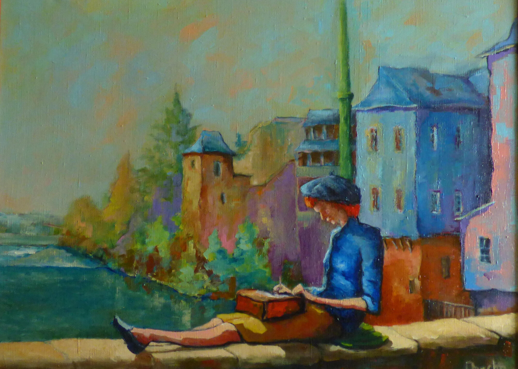 Lettre ouverte( Acryl. 60x80)N.D