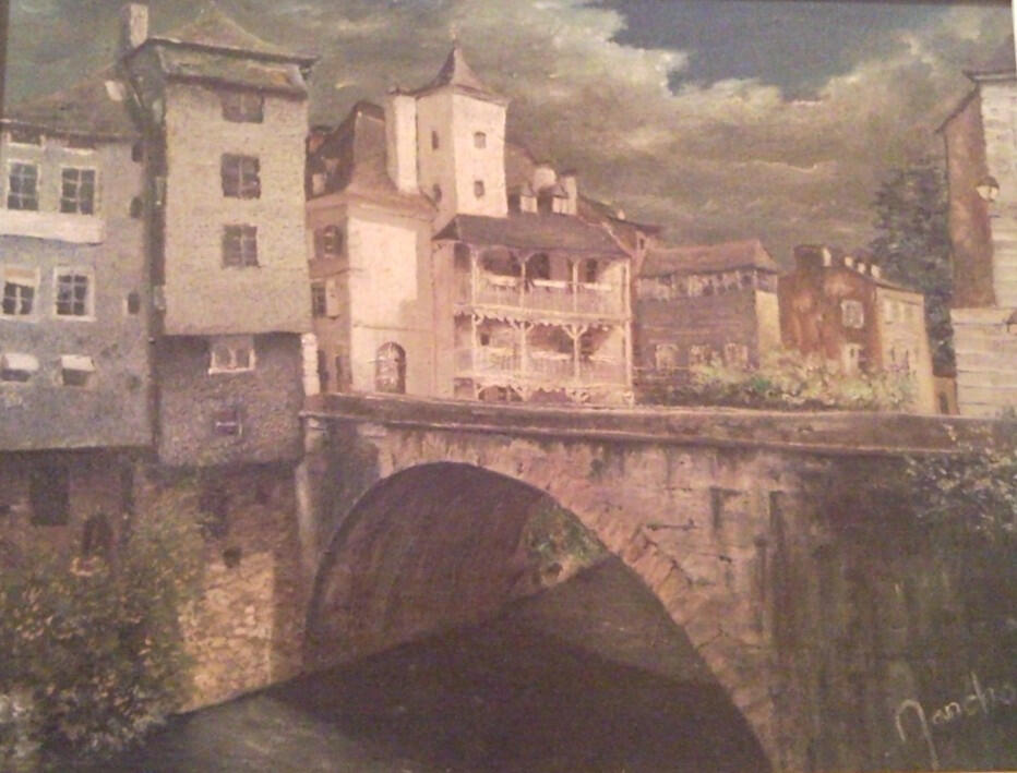 Oloron gave d'Ossau(Huile 40x50)